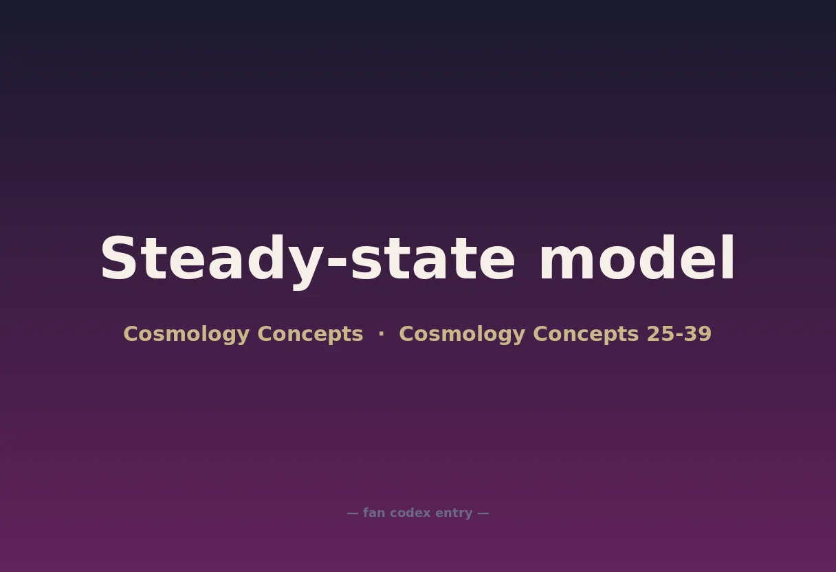 Steady-state model