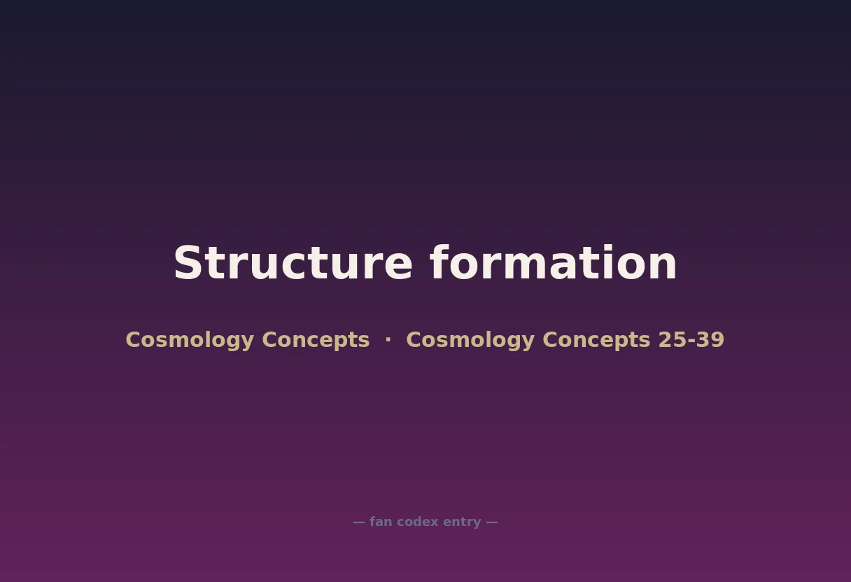 Structure formation